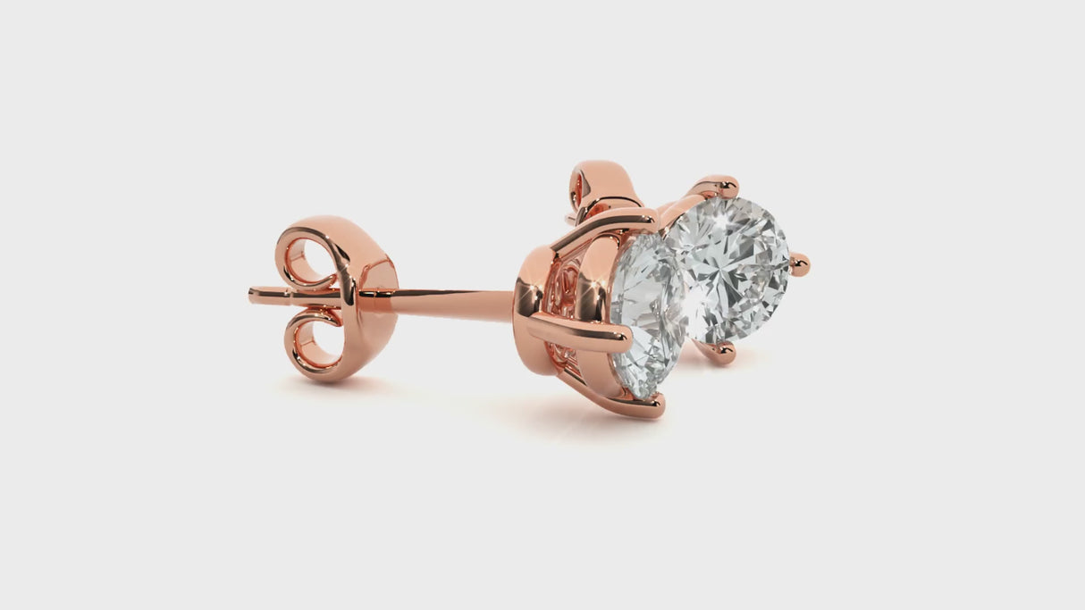 Earrings 1 ct