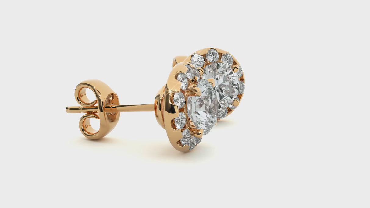 Earrings 1.25 ct