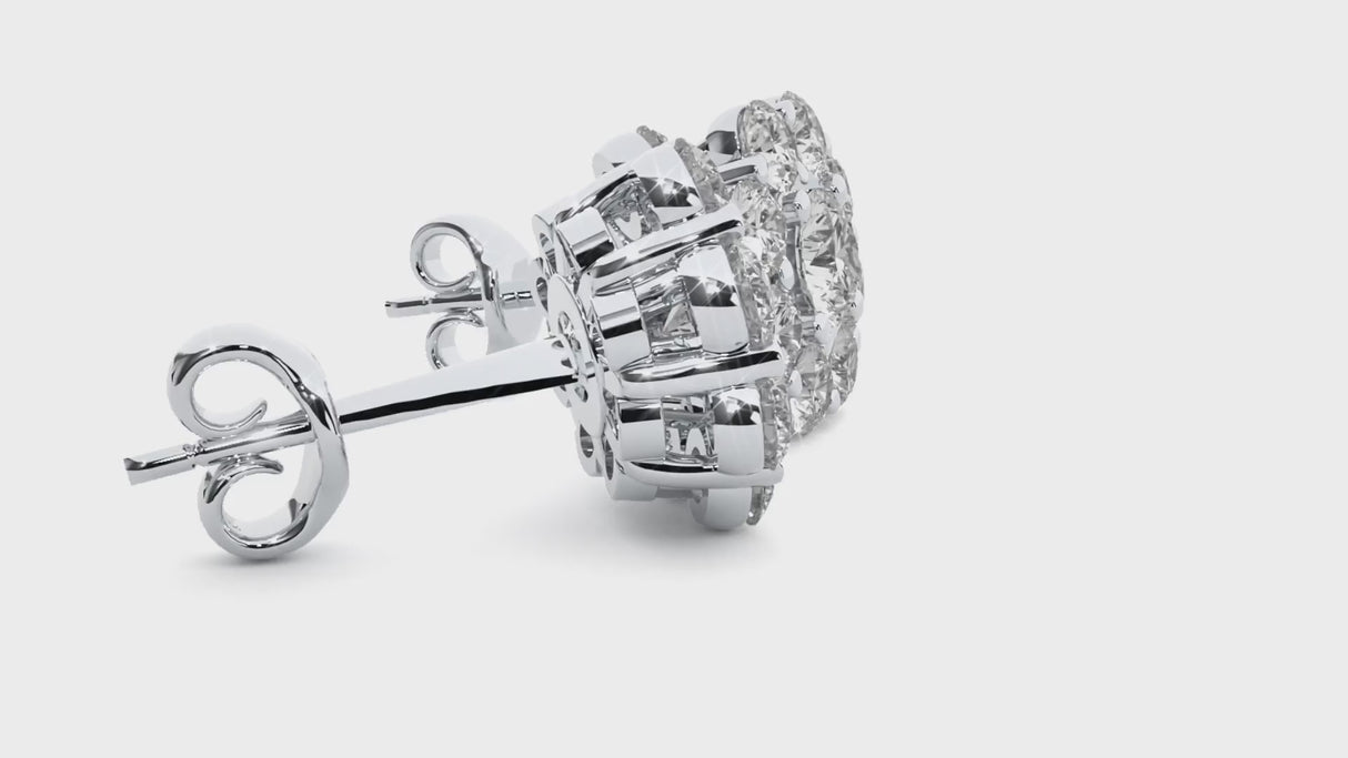 Earrings 2.1 ct